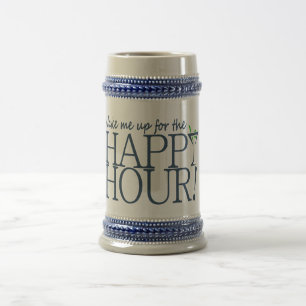 Happy Hour Tasse - wählen Sie Stil & Farbe