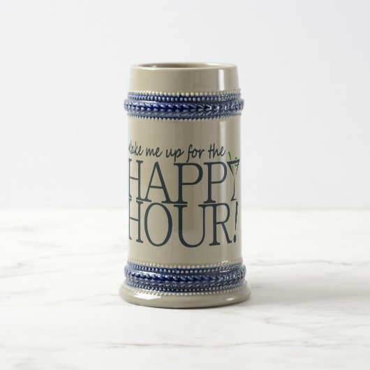 Happy Hour Tasse - wählen Sie Stil & Farbe (Mittel)