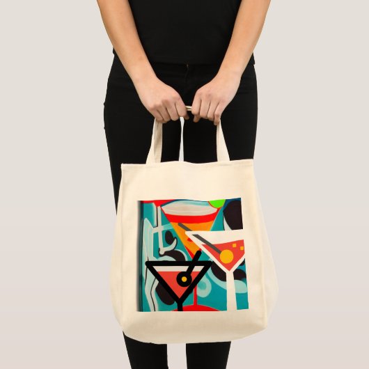 Happy Hour Tragetasche (Vorderseite (Produkt))