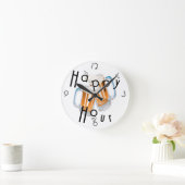 Happy Hour Wall Clock Runde Wanduhr (Zuhause)