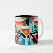 Happy Hour Zweifarbige Tasse (VorderseiteRechts)