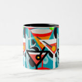 Happy Hour Zweifarbige Tasse (Mittel)