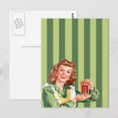 Happy House Ehefrau Postcard Postkarte (Vorne/Hinten)