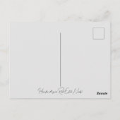 Happy House - Jahrestag Postkarte (Rückseite)