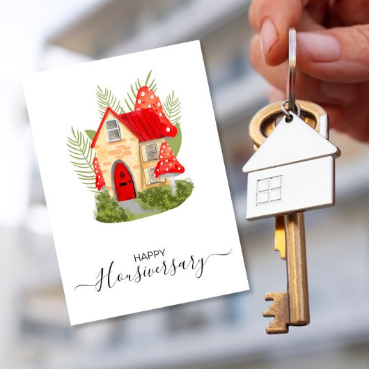 Happy House Jubiläum Geburtshaus Märchen Karte