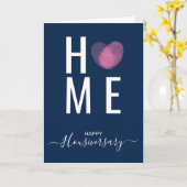 Happy House Jubiläumsausweis Karte (Gelbe Blume)