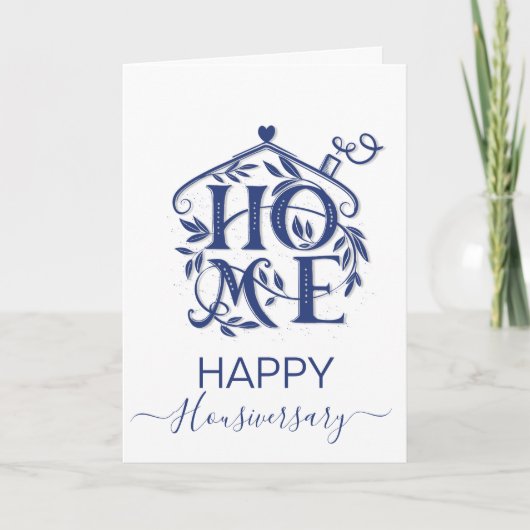 Happy House Jubiläumsausweis Karte (Vorderseite)