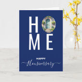 Happy House Jubiläumsausweis Karte (Gelbe Blume)