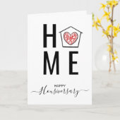 Happy House Jubiläumsausweis Karte (Gelbe Blume)