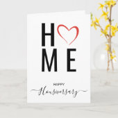 Happy House Jubiläumsausweis Karte (Gelbe Blume)