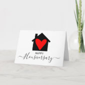 Happy House Jubiläumsreferenz Karte (Vorderseite)