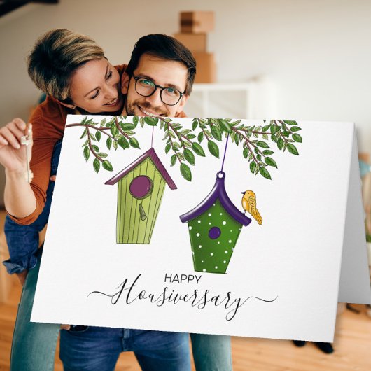 Happy House Jubiläumsreferenz Karte