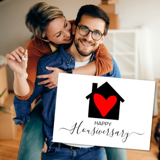 Happy House Jubiläumsreferenz Karte