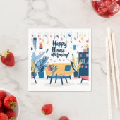 Happy House Warming Paper Napkin Serviette (Beispiel)