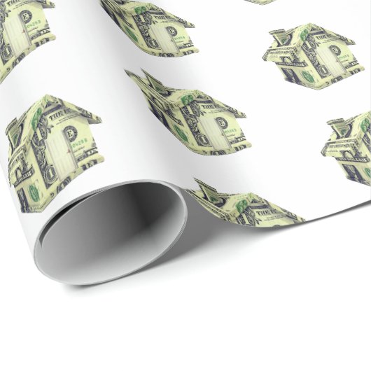 Happy Housewarming-Geschenk Geschenkpapier (Rolleneckpunkt)