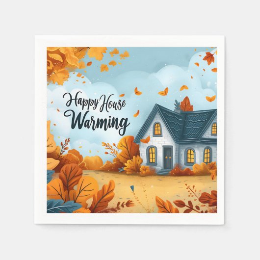 Happy Housewarming Napkins Serviette (Vorderseite)