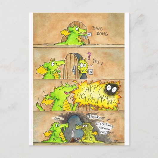 Happy Housewarming Postkarte (Vorderseite)