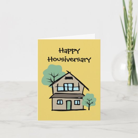 Happy Housiversary Client Appreciative Zuhause Karte (Vorderseite)