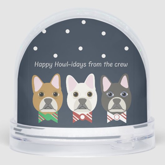 Happy Howl-idays from the crew Schneekugeln (Rückseite)