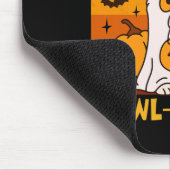 Happy Howl-o-ween Corgi Halloween Kostüm Mousepad (Ecke)