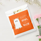 Happy Howl-o-ween Ghost Dog Orange Halloween Geschenktütchen (Versiegelt)