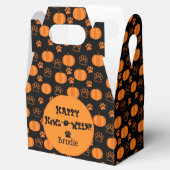 Happy Howl-O-Ween Personalized Dog Halloween Geschenkschachtel (Geöffnet)