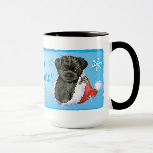 Happy Howliday Affenpinscher Tasse