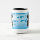 Happy Howliday Affenpinscher Tasse (Zentrum)