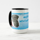 Happy Howliday Affenpinscher Tasse (Vorderseite Links)