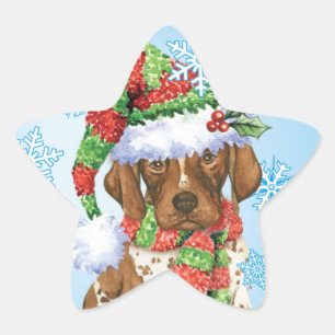 Happy Howliday APS Stern-Aufkleber