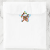 Happy Howliday APS Stern-Aufkleber (Tasche)