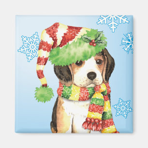 Happy Howliday Beagle Magnet