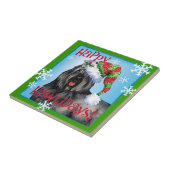 Happy Howliday Bouvier Fliese (Seite)