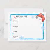 Happy Howliday Cavalier Einladung (Rückseite)