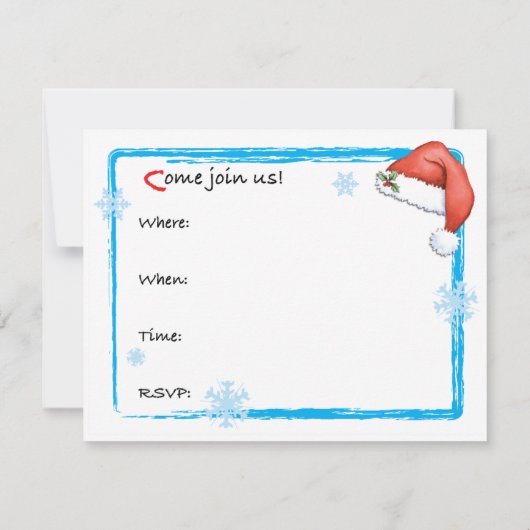 Happy Howliday Cavalier Einladung (Rückseite)