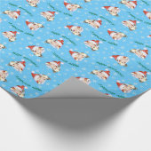 Happy Howliday Chinesisch gekreist Geschenkpapier (Ecke)