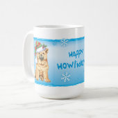 Happy Howliday Chow Chow Kaffeetasse (Vorderseite Links)