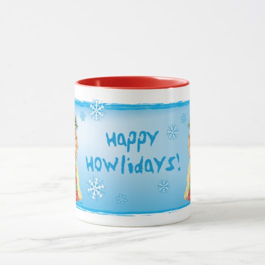 Happy Howliday Cocker Spaniel Tasse (Zentrum)
