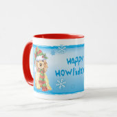 Happy Howliday Cocker Spaniel Tasse (Vorderseite Links)