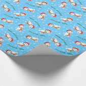 Happy Howliday Dogo Geschenkpapier (Ecke)