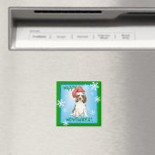 Happy Howliday English Springer Spaniel Magnet (In Situ (Geschirrspüler))