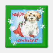 Happy Howliday Havanese Magnet (Vorne)