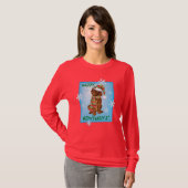 Happy Howliday Irish Water Spaniel T-Shirt (Vorne ganz)