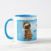 Happy Howliday Irish Water Spaniel Tasse (Links)