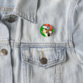 Happy Howliday PBGV Button (Beispiel)