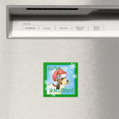 Happy Howliday PBGV Magnet (In Situ (Geschirrspüler))