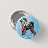 Happy Howliday Pumi Button (Vorne & Hinten)