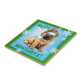 Happy Howliday Shar-Pei Fliese (Seite)