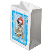 Happy Howlidays ACD Mittlere Geschenktüte (Rückseite Schrägansicht)