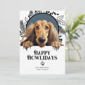 Happy Howlidays Afghan Hound Weihnachten (Stehend Vorderseite)